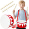 Xeehwb Kids Drum Set,8 in Wooden Toy Drum Set,Educational Baby Musical Toys Drum