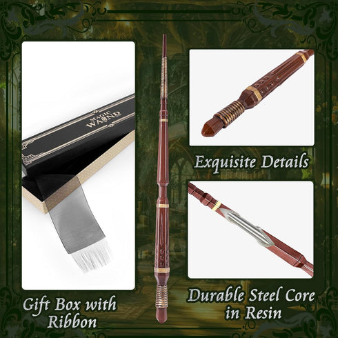 Magic Wizard Wand, Witch Sorcerer Toy Wands for Collectible Magical Gifts for Kids Halloween Christmas Party