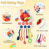 6-12 6 1 1-3, 1 Baby Toys Months, in Montessori Toys for Toddlers Infant Sensory Pull String Toy, Fidget Spinners Soft