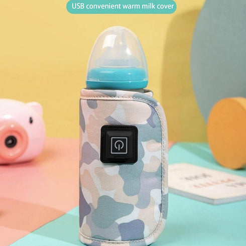 ZEXKENS Transportable Tepid Milk Container Warmer Bag Electric USB Powered Protect Feeding Electric Bottle
