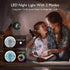 Momcozy 8000mAh 27H 4 360Rotate 2 Portable Stroller Fan, Ultra-long Battery Life Detachable Speed LED Night Light