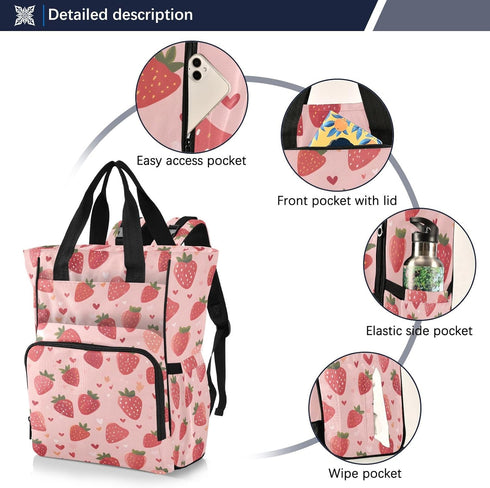 SUABO Backpack Sokai Aishin Baby Diaper Bag Large Bag Waterproof Travel Diaper Bags for Moms and Dads