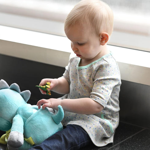 Travel Bug Toddler 2-in-1 Safety Harness (Dinosaur - Teal/Grey)