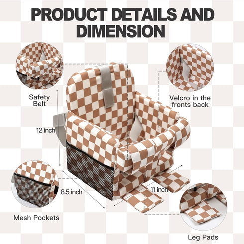 OZRVYNDAREL Padded Shopping Cart Cover for Baby Boy & Girl, High Chair Cover for Restaurant Seat, Machine Washable