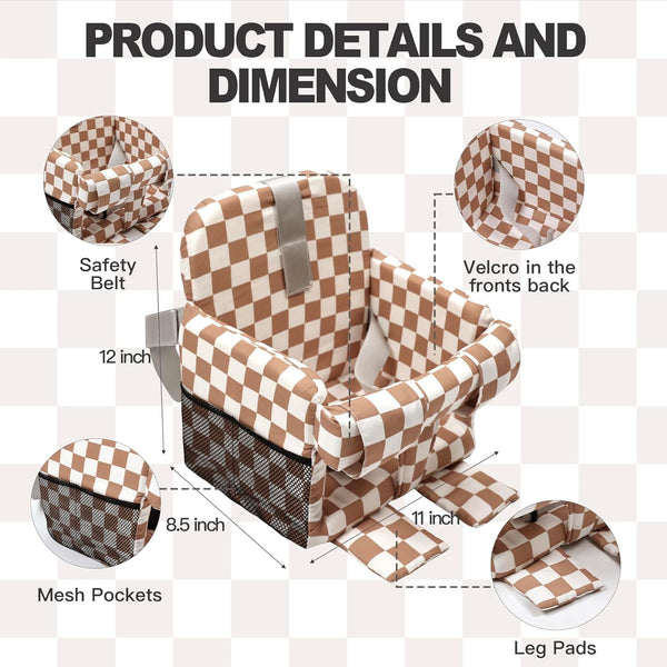 OZRVYNDAREL Padded Shopping Cart Cover for Baby Boy & Girl, High Chair Cover for Restaurant Seat, Machine Washable