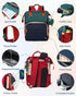 GLIXAVIA Backpack, Mommy Backpack Baby Diaper Bag, Diaper Bags with Multiple Pockets Travel-Friendly Maternity
