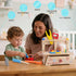 Set, Set 3 3 4 5 REXBETI Kids Tool Wooden Toddler Tool with Apron, Toddler Tool Bench, Educational Montessori Toys