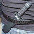 Harmless Fake Knife Toy for Kids - 10 Inch Safe Black Knife with Scabbard for Halloween Party