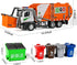 NOVAFUSION 4-7Orange Front Loader Arm Toy Garbage Truck with Auto Lift Function,Diecast Garbage Truck Metal