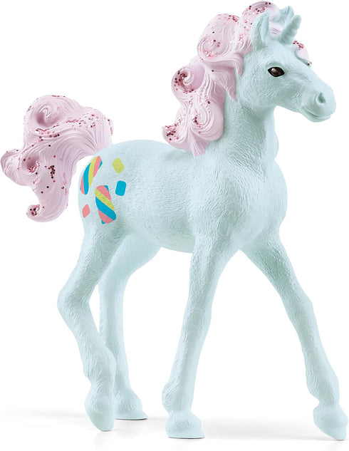 Schleich bayala Collectible Unicorn Toy, Blue and Purple Marshmallow Unicorn Figurine, Ages 5+