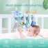 Upscale Trail 5-Piece Set 0-6 1 Deluxe Spiral Plush Toy - Cute Hanging Baby Rattle Animals including Shark Ideal