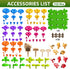 Garbo Star 112 3-4 Set 3 4 5 6 7 Pcs Flower Garden Toy,Toddler Girl Toys Years Old Girls Gardening Building Gifts Best
