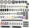 116 pcs Technical Gears Axle Pin Connectors, Wheels Connectors for Building Brick Accessories