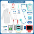 Doctor Kit for Kids - Pretend Doctor Playset with Cart and Stethoscope for Toddlers