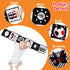 Black and White High Contrast Baby Toys, Soft Book for Newborn Brain Development, Infant Sensory Crinkle Toys