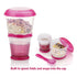 Portable Yogurt and Cereal to-Go Container Cup - Cereal On The Go Cups Breakfast Drink Cups