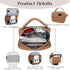 Pack printe Small Diaper Bag with Portable Changing Pad, Crossbody Diaper with Wipes Pocket, Women Waist Bag