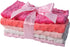 Snuggle Stuffs 5 Pack Baby Girls Minky Dot Burp Cloths - Shades Pink
