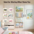Hammock Over Door Large-Capacity Stuffed Animal Storage with Metal Hook & Wooden Stick, Hanging Plush Animal Bear Doll