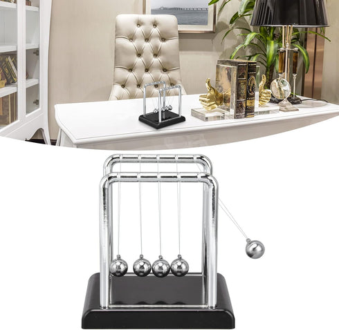 Estink Balance Pendulum Ball, Newton's Balance Balls Physics Science Toy for Office Games and Stress Relief