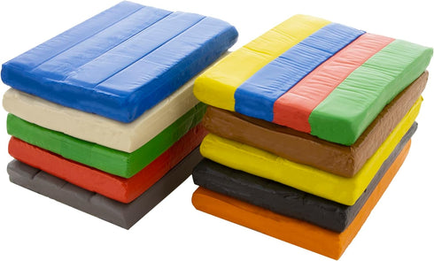 BAZIC Modeling Clay Green Color 1 LB, Light Dough Art Craft, Non Toxic Gift for Artist Kids Toddler Boys Girls, Bulk for Classroom, 2-Pack by BAZIC Products