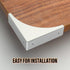 BokWin Metal,4 2.56 Inch Silver Box Corner Protector Pcs Decorative Corner Brackets with Screws,Safety Edge Guard