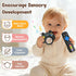 CAHILON 2 Pack 3-6 6-12 12-18 Baby Teething Toys for Babies Months, BPA-Free Silicone Remote Control Rattle Teether