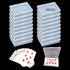 18Pcs Playing Card Deck Box - Clear Plastic Empty Playing Game Card Boxes Holder Storage Organizer for Bank Card