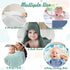 VitalCozy 8 (32 32 Inch,Mist Pcs Baby Muslin Hooded Bath Towels and Washcloths Muslin Cotton Hooded Baby Towels