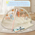 Tummy 6 0-6 Baby Play Mat, Oversize Shell Time Mat with Detachable Baby Activity Toys, Baby Gyms & Playmats for Babies