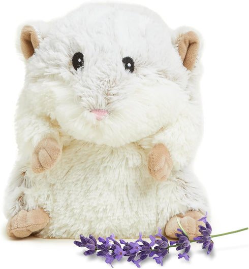 warmies Microwavable & Weighted Stuffed Animals, Hamster - Heated Stuffed Animal Plushie