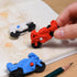 18Pcs Motorcycle Erasers for Kids, 3D Mini Motorbike Vehicle Puzzle Take Apart for Party Favors and Classroom Rewards