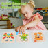 1-3, Pack 8 2-4, 1 2 3 4 Wooden Puzzles for Toddlers of Toddler Animal Puzzles Ages Montessori Educational Animals