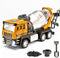 NOVAFUSION Cement Mixer Truck Toys for Boys,Cement Mixer Toy Truck Metal Diecast Cab,Pull