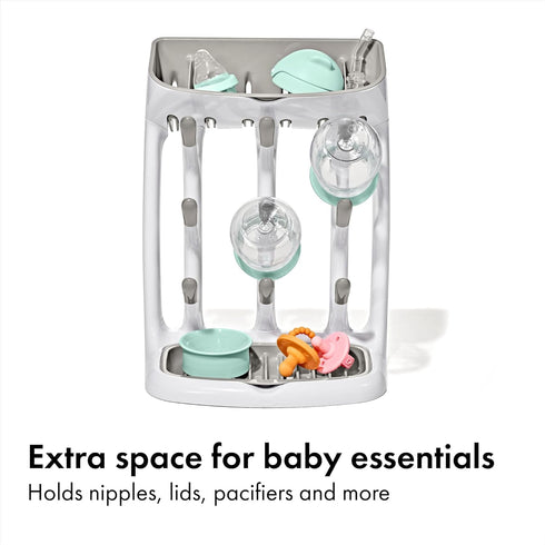Compact OXO Tot Drying Rack for Baby Bottles