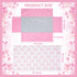 Hahafelt 3 Set Set Pcs Baby Girls Crib Bedding Coquette Pink Bow Baby Bedding for Girls Coquettish Pink Heart Bow