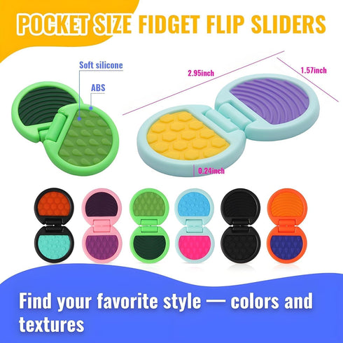 AOSTEONG (6pcs) Fidget Toys Adults, Sensory Toys for Kids with Autism, Anxiety Relief Items for ADHD Stress Relief