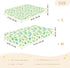 miaozhen Summer 1 Pack 52x28 Cotton Baby Crib Sheets Soft Green Palm Trees Toddler Mattress Sheet for Nursery Decor