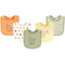 Touched by Nature Unisex Baby Organic Cotton Bibs, Peas And Thank You,