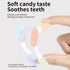 Baby Teething Ring Toys Frozen Silicone Teethers for Babies 0-12 Months, Soft Sensory Design