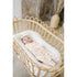 Set Konssy Baby Girl Newborn Receiving Blanket with Headband Baby Swaddle Nursery Swaddle Wrap