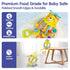 HOLA Montessori Toys for 1 Year Old Boy - Rattle Teething Toys for 0-12 Months, Silicone Pull String Sensory Toys