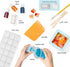 Set 7+ KiwiCo Crystal Geode Soapmaking Kit | Complete Includes Beaker, Clear Soap, Molds, Mixing Sticks, Mica Powder