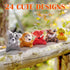24 Pack Mini Stuffed Animals Bulk Party Favors For Kids Treasure Box Toys Classroom Plush Toys Claw Machine Key Chains