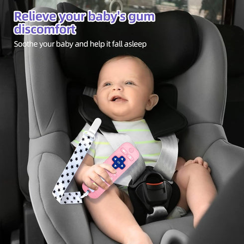 3 6 9 12 18 24 Chuya Baby Teether TV Remote Control Shape Teething Toys for Babies Months for Infants Teething Relief