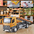 3+ Tow Truck Toys for Boys Metal Diecast Tow Trucks Model,Construction Truck Car with Simulated Sounds and Lights,Flat