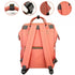 NLD Backpack Diaper Bag Multi-Function Waterproof Travel for Baby Care, Large Capacity (Black)