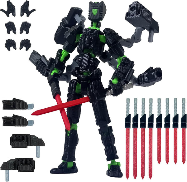 PkghoKids Assembly Completed T13 Action FigureT13 mision 13 figuras originales 3D Printed Toys