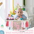1/2 6 Silipull Birthday Supplies Includes Half Birthday High Chair Banner and Hat Gold Candle Cake Topper Months Tassel