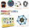 Irvotbes Stuffers(9PC) Easter Basket Stuffers Transformable Fidget Spinners,Funny Stress Relief Sensory Fidget